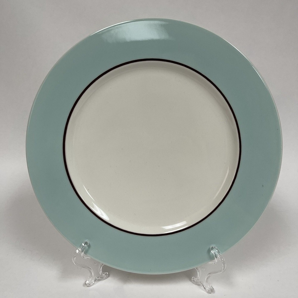 Pagnossin Treviso Robin Egg Blue Charger Chop Dinner‎ Plate Ironstone 12 1/8"